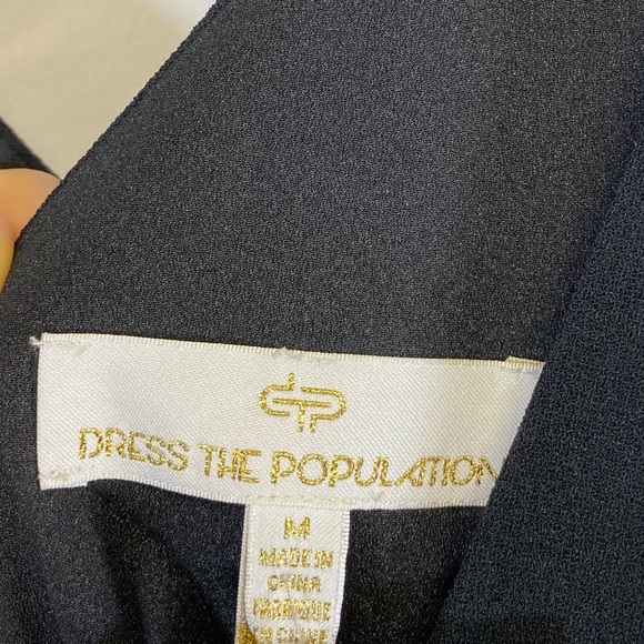 Dress the Population Wide Leg Dressy Jumpsuit - Picture 7 of 7